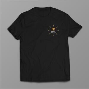 Mcdonald’s X J Balvin Familia Black Tee Shirt-XL